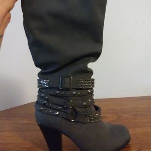 Grey Boots